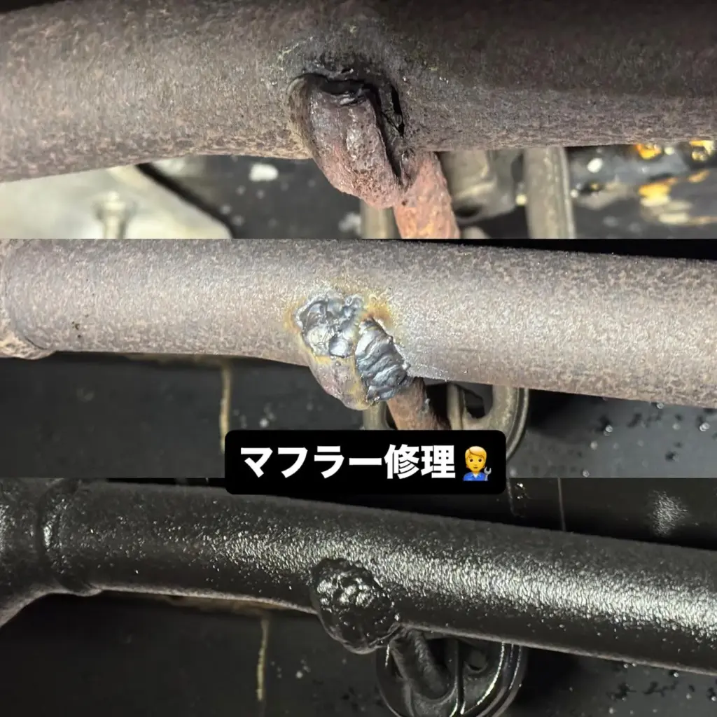 事例3：吊りゴム（ステー）が外れてブラブラしている