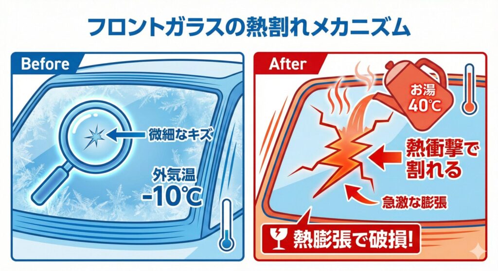 ①「熱割れ」のリスク：見えないキズが命取り