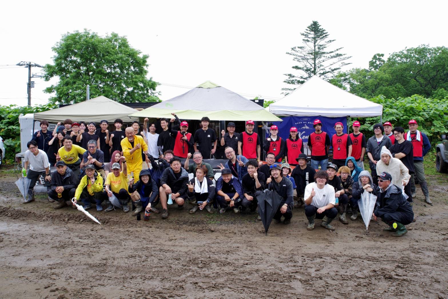 4X4 GARDEN CAMPとTRY-X 北海道大会のイベント風景